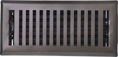 Sierra Grates 4″ x 10″ Contemporary Design Floor Register in Metallic Bronze Fin