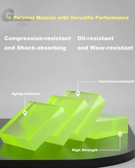 PU Rubber Sheet Polyurethane Plate Urethane Rubber Board Cushion Thick 1mm-50mm