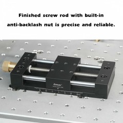Linear Guide Aluminum Alloy Slide Table with Scale&Base 0-3in 22pounds Precision