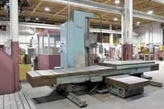 4″ NOMURA P-100WP TABLE TYPE HORIZONTAL BORING MILL. STOCK # 0755926