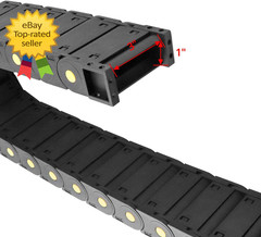 Cable Drag Chain Wire Carrier High Toughness Closed Plastic Chain 25Mm X 77Mm