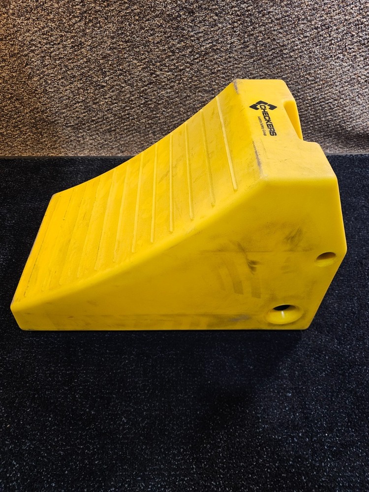 Monster Motion Safety Checkers MC3011 Heavy-Duty Wheel Chock 16 In H Urethane