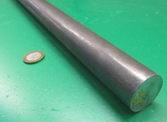 4140/4142 Steel Rod, Metric 30 mm Dia. (-0.051) x 3 FT Length