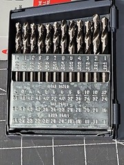New Huot Drill Index 60 Pcs. .228 – .040 Wire Gauge Drills In Case HSS 1-60