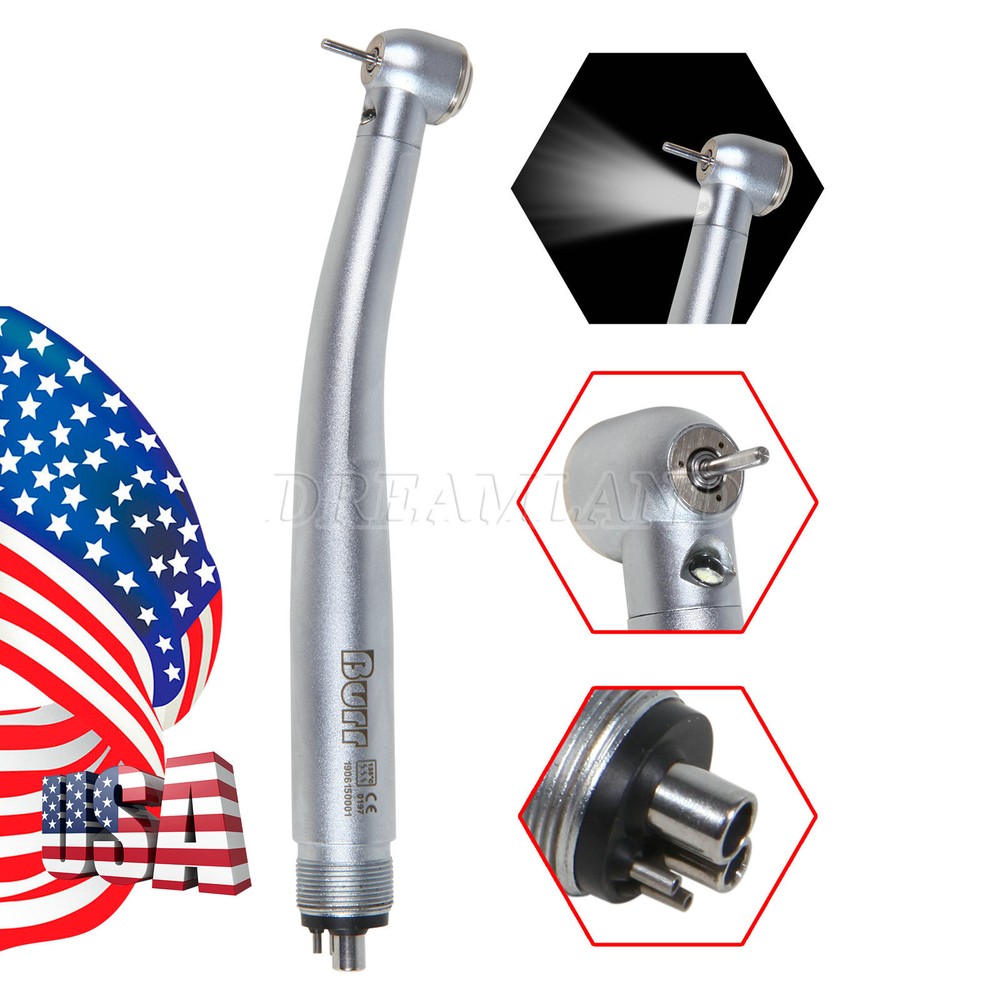 LED Optic E-generator/ High Speed Handpiece Turbine 2/4Hole KY Dental