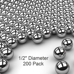 200 1/2″ Inch G500 Utility Grade Carbon Steel Bearing Balls