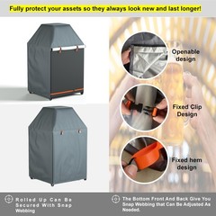 Kegerator Cover with 600D Waterproof Oxford Fabric for Protecting Outdoor or …