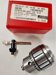 Accupro Drill Chuck 3/64-1/2″ JT3 Mount 63673545 With Key Spain