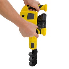 Cordless Electric Post Hole Digger 20V Earth Auger Hole Digger 2000mAh Battery