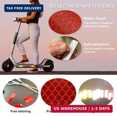 Reflective Stickers – 36 PCS High Visibility Reflective Tape Waterproof Strip…
