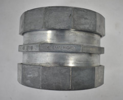 4″ Diecast EMT Concrete Tight Coupling Compression 269-DC Zinc Die Cast Finish