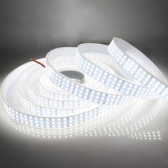 LEDENET 16.4Ft Super Bright Triple Row LED Strip Waterproof IP67, White
