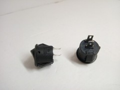 2x Pack 16mm Round Rocker Power Switch Boat 2 Pins 6A 125V AC 3A 250V On Off IO