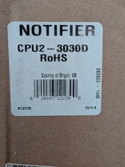 NEW Notifier CPU2-3030D Onyx Series NFS2-3030 CPU Display Module RoHS