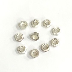 NUT SELF LOCKING 5/16-24 SILVER PLATED MS20500-524 – Pack of 10