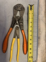 Vintage Nicopress Crimping Tool SET. National Telephone Supply Co Cleveland