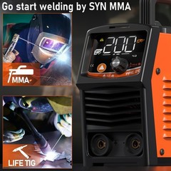 200A Stick Welder 110/220V ARC/MMA/Lift TIG Welding Machine Portable, IGBT