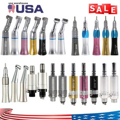 Dental slow low speed straight handpiece/contra angle/air motor 2/4h fit NSK AZ