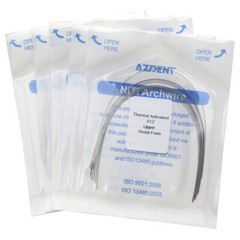 AZDENT Dental Orthodontic Heat Thermal Activated Niti Round Arch Wires All Size