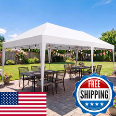 Havzeno 10X20 Ft Pop Up Canopy Without Sidewall Commercial Waterproof Canopy