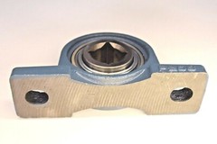Premium 1-1/4″ Square Bore GW209PPB5 Disc Bearing 2-Bolt Pillow Block Flat Base