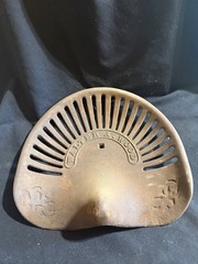 #28 CAST IRON Tractor Implement Seat WALTER A WOOD Hoosick Falls New York USA