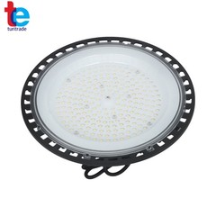 4 Pcs With Hook Safety Rope 150W UFO LED High Bay Light 18000LM Lighting Fixture
