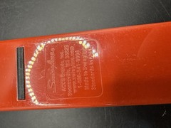 Swingline Red Plaid Tartan Desk Stapler ACCO Brands Full Size Retro Office Decor
