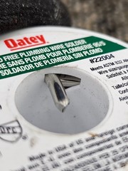 OATEY 22004: 95/5 Lead-Free Plumbing Wire Solder – 95% Tin / 5% Antimony Alloy