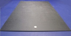 Black ABS Sheet 1/8″ (.125″) X 24″ X 36″ Haircell Textured One Side, 1 Unit