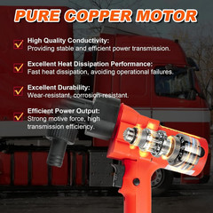 2480W Electric Fuel Transfer Pump, 110V 13000RPM, Includes 3M Steel Wire Hose +