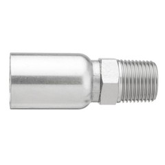 12pcs 1/2″ NPTF Hydraulic Hose End Fittings, 1/2″ I.D. Hose x 1/2″ NPTF Male A++