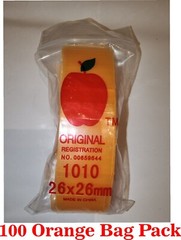 Apple Plastic Bags Baggies Jewelry Ziplock Zipper Stamp 2-100-1000 Bags lot