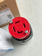 10 NEW Eaton AHCL1630C Red Locking Connector 30A 3Ph 480V 3-Pole 4-Wire L16-30R