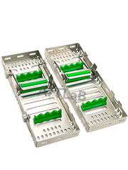 GERMAN DENTAL SURGICAL AUTOCLAVE STERILIZATION CASSETTES FOR 8 INSTRUMENTS