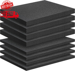 8 Pack Polyethylene Foam Pads for Packing Foam Sheets 2 Size Cuttable High Densi