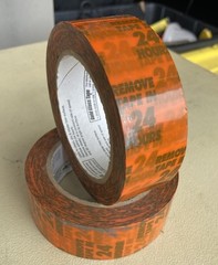 Gold Glass Tape Windshield Holding Tape Remove in 24 Hours Orange 2 Rolls New