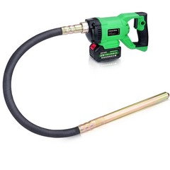 850W Cordless Concrete Vibrator With 4000mAh Battery with 5ft Shaft Rod 6000 RPM