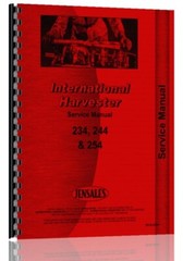 International 234 244 254 Tractor Service Repair Manual Diesel Compact