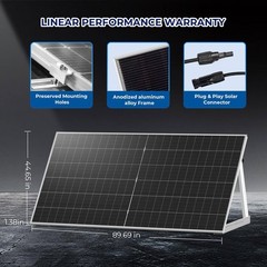 SUNGOLDPOWER UL61730 N-Type 2PCS 590W Bifacial Solar Panels 16Bb High Efficien