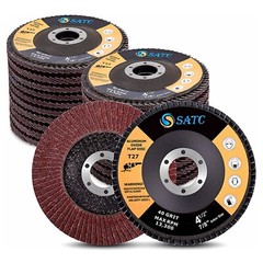 50PCS 4-1/2″ Flap Disc 40 Grit 4.5″ x 7/8″ Angle Grinder Sanding Grinding Wheels