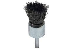 1″ Crimped Wire End Brush – Carbon Steel Wire – 5 Pack