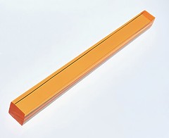1” x 1″ x 12″ INCH SQUARE CLEAR AMBER TRANSLUCENT ACRYLIC ROD AQUARIUM SAFE!