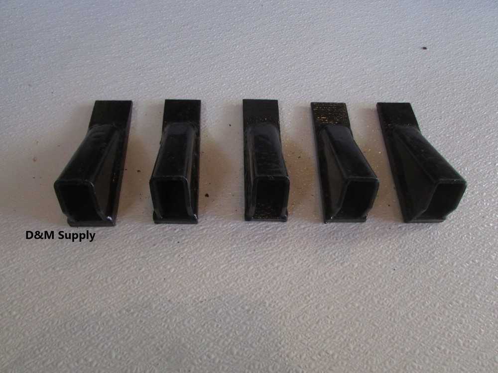 5 pack of Box blade scape blade ripper shanks points tips for 3/4″ thk shanks