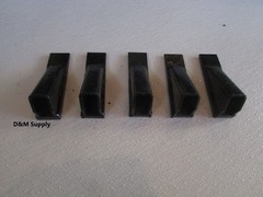 5 pack of Box blade scape blade ripper shanks points tips for 3/4″ thk shanks