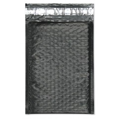 4×8 Orange and Black Poly Bubble Mailer, Padded Fall Halloween Shipping Envelope