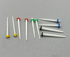 Glass Fiber Post Dental Fiber Post Teeth Restorative 1.2/1.4/1.6/1.8mm 200pc USA