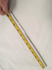 Zinc Extruded Rod 99.9% Pure 0.25 inch Diameter x 1 Foot