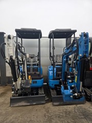 Mini Excavator with Side Swing, Pilot Controls, Hydraulic Thumb & Quick Coupler