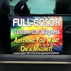 2 – 18×24 Custom Car Magnets Magnetic Auto Truck Signs – Free Design Included!